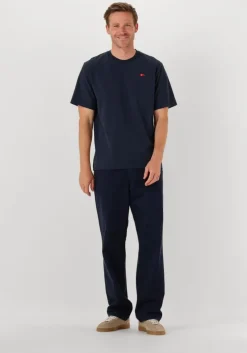 donkerblauwe forét chino clay twill pants