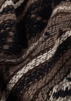 donkerblauwe forét spencer cone jacquard vest