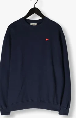 donkerblauwe forét sweater flag sweatshirt