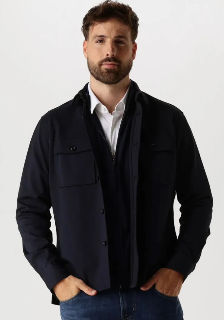donkerblauwe genti overshirt s1283-1971