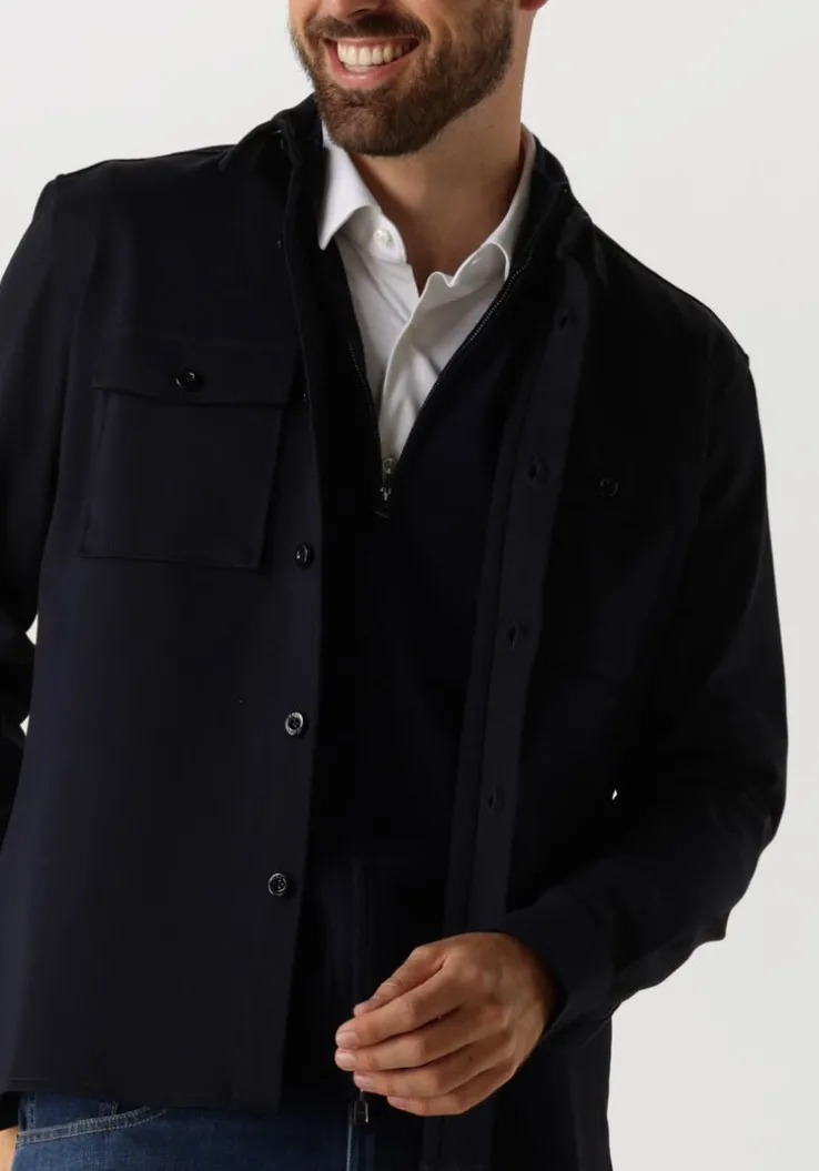 donkerblauwe genti overshirt s1283-1971