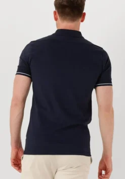 donkerblauwe genti polo polo 3 button ss j2001-1212