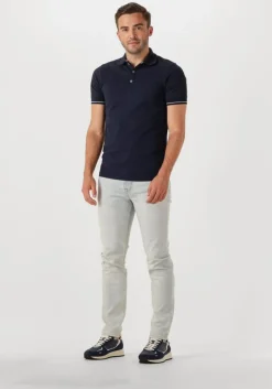 donkerblauwe genti polo polo 3 button ss j2001-1212