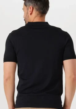 donkerblauwe genti polo polo zip ss k2053-1260