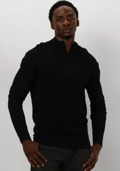 donkerblauwe genti trui k1146-3260