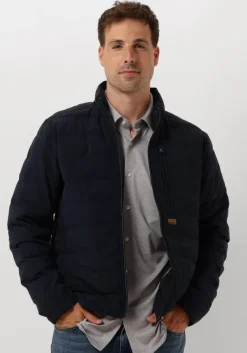 donkerblauwe g-star raw jack foundation liner jkt