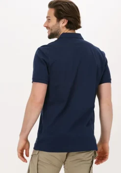donkerblauwe g-star raw polo dunda slim polo s/s