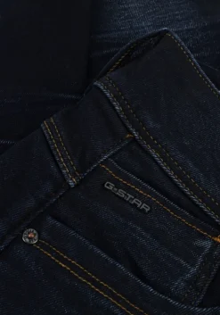 donkerblauwe g-star raw skinny jeans lynn mid skinny wmn