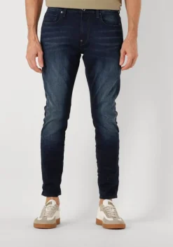 donkerblauwe g-star raw skinny jeans revend skinny