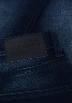 donkerblauwe g-star raw skinny jeans revend skinny