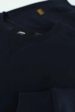 donkerblauwe g-star raw sweater c235 - pacior sweat r