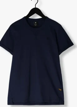 donkerblauwe g-star raw t-shirt nifous r t