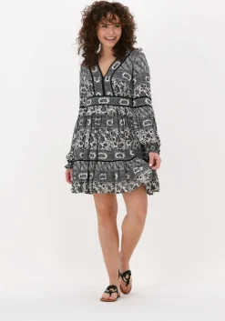 donkerblauwe idano mini jurk robert