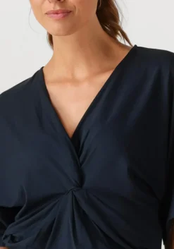 donkerblauwe jansen amsterdam t-shirt forine shirt v 134