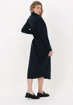 donkerblauwe knit-ted midi jurk malu