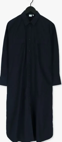 donkerblauwe knit-ted midi jurk malu