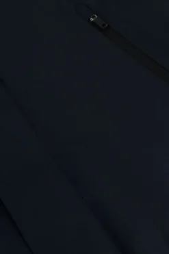 donkerblauwe krakatau gewatteerde jas qm374