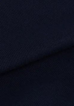 donkerblauwe lacoste trui regular fit high neck zipped sweatshirt