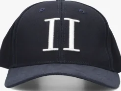 donkerblauwe les deux pet baseball cap suede ii