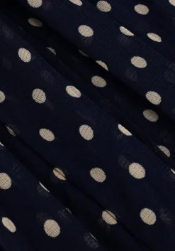 donkerblauwe lollys laundry midi jurk lydia dress