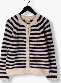 donkerblauwe lollys laundry vest novali cardigan ls