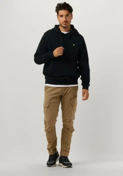 donkerblauwe lyle & scott truien/vesten pullover hoodie