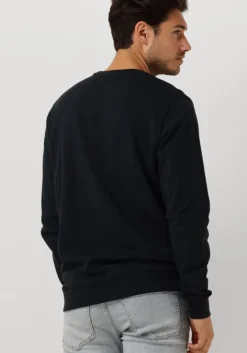 donkerblauwe lyle & scott trui crew neck sweatshirt