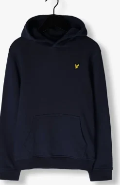 donkerblauwe lyle & scott truien/vesten pullover hoodie boys