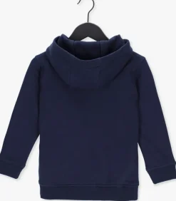 donkerblauwe lyle & scott trui classic oth hoody fleece