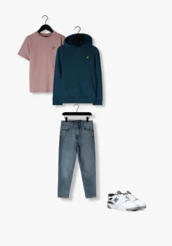 donkerblauwe lyle & scott truien/vesten pullover hoodie boys