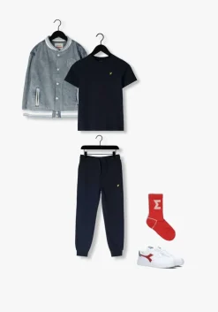 donkerblauwe lyle & scott joggingbroek skinny sweat pant