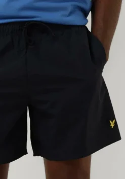 donkerblauwe lyle & scott zwembroeken plain swimshort