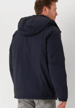 donkerblauwe lyle & scott jack padded puffer jacket