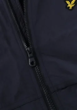 donkerblauwe lyle & scott jack padded puffer jacket