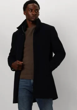 donkerblauwe matinique mantel harvey