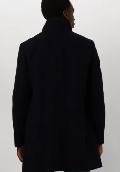 donkerblauwe matinique mantel harvey