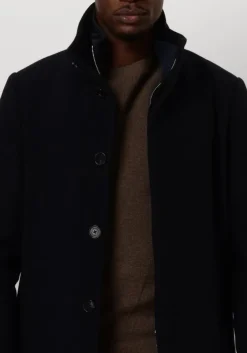 donkerblauwe matinique mantel harvey