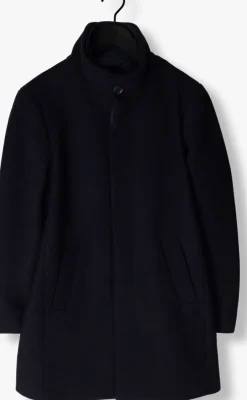 donkerblauwe matinique mantel harvey