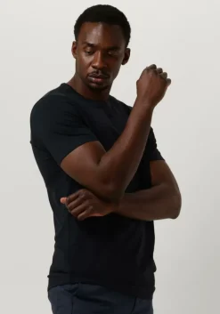 donkerblauwe matinique t-shirt jermalink cotton stretch