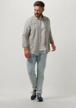 donkerblauwe minimum casual overhemd jack