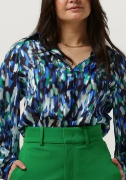 donkerblauwe minus blouses marja shirt