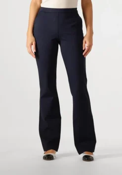 donkerblauwe modström flared broek tanny flare pants