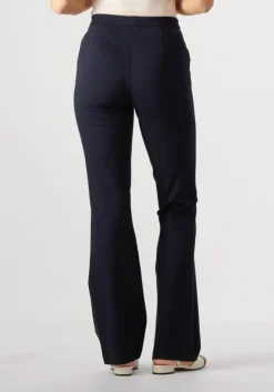 donkerblauwe modström flared broek tanny flare pants