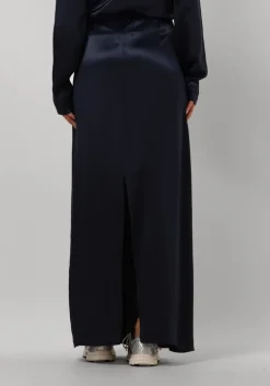 donkerblauwe modström midirok kindlemd skirt