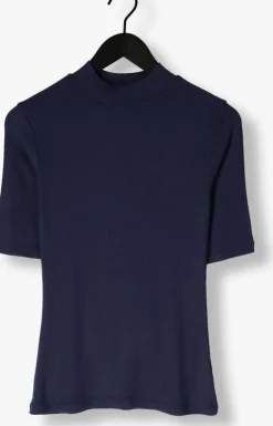 donkerblauwe modström top krown t-shirt