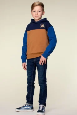 donkerblauwe moodstreet truien/vesten sweater sill