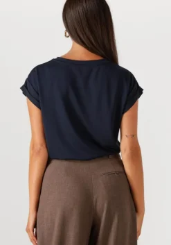 donkerblauwe msch copenhagen top mschbirdia lynette tee