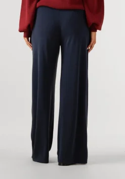 donkerblauwe msch copenhagen wijde broek mschjazlyn lynette pants