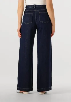 donkerblauwe msch copenhagen wide jeans mschjosephine rue hw pants