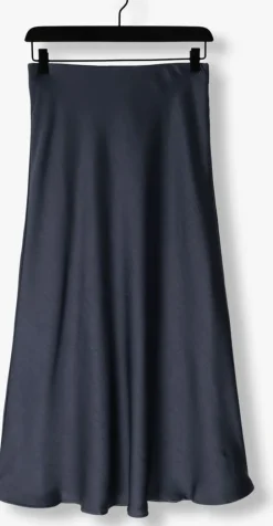donkerblauwe neo noir midirok bovary skirt